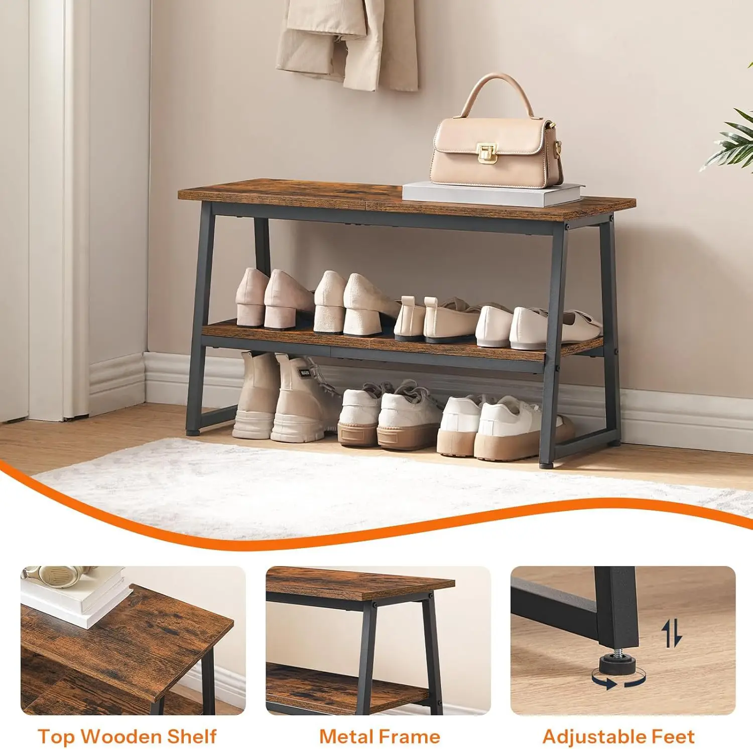 Simple shoe rack household entrance indoor dormitory multi-layer shoe rack dormitory ultra-narrow metal shoe cabinet