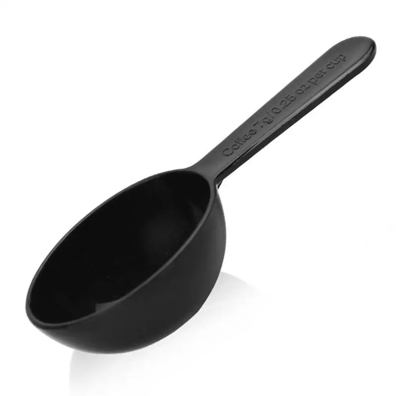 Coffee Scoop Measuring Plastic Espresso Tablespoon Scoops Maker Bean Ground Scooper Cofee Black Pot Machine Measure