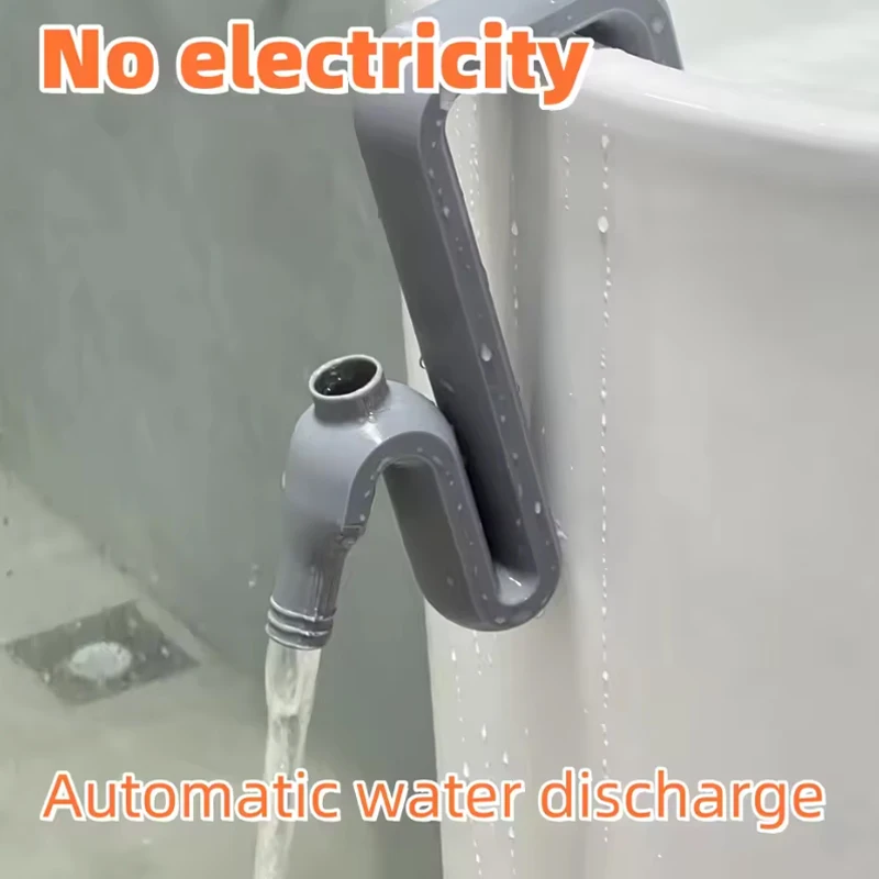 Rainwater Transfer And Overflow Pipe Solutions - Self-priming Siphon Hose Kit For Easy Automatic Drainage And Water Filling