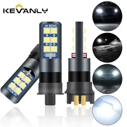2pcs CANBUS PW24W PWY24W LED Bulbs 3030 LED 12SMD Turn Signal Light DRL Daytime Lights 12v Universal