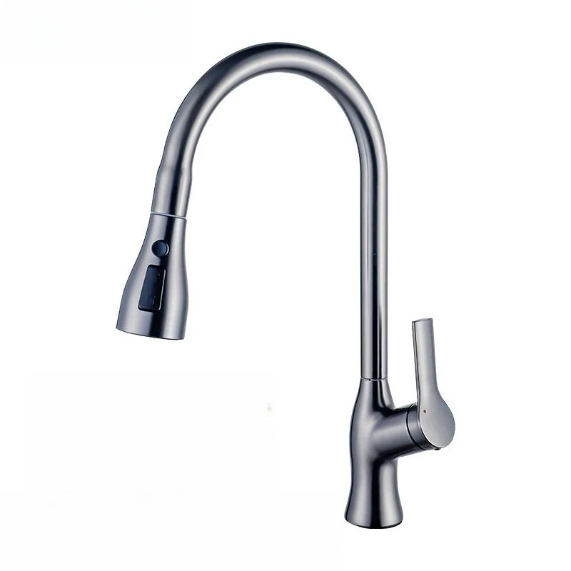 

New Kitchen Vegetable Basin Pumping Faucet Rotatable and Retractable Splash-proof and Pressurized Universal Faucet