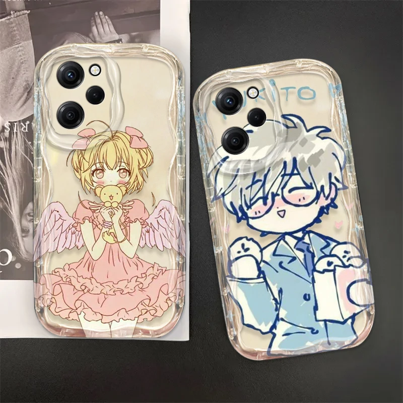 Cardcaptor Sakura KINOMOTO Cover For Xiaomi Redmi Note 13 12 12Pro 11 10 Pro POCO F4 X3 X4 GT X5 X6 Wave Oil Phone Case