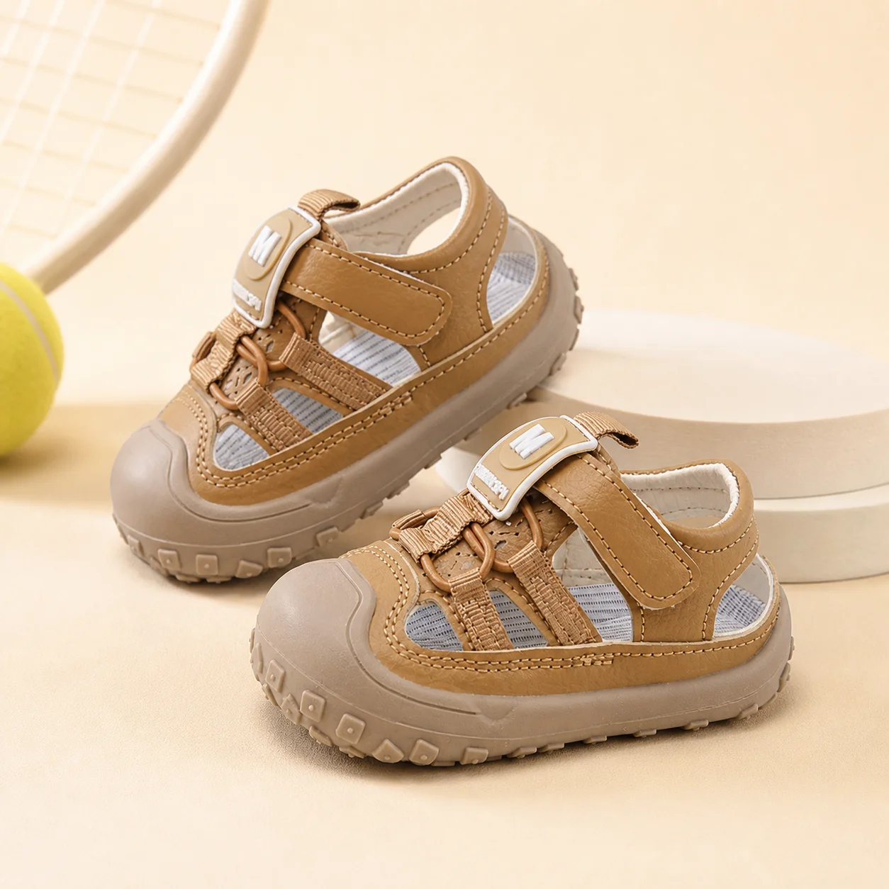 Hollow Out Summer Sandals For Children PU Leather Trend Fashion Boy's Girl's Sport Sandal Anti-slippery Ergonomics Kid's Sneaker
