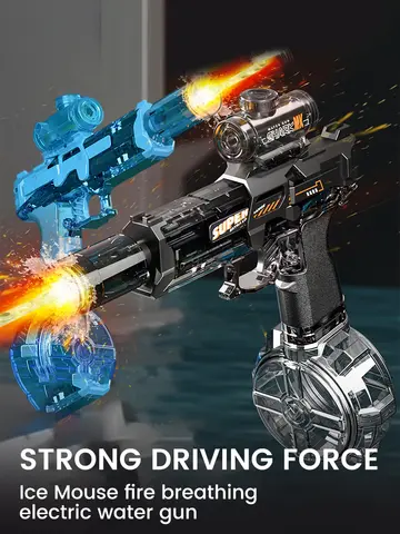 M416 Vattenpistol Elpistol Skjutleksak Helautomatisk Sommarskjutning Strand Utomhus Kul Leksak För Barn Pojkar Flickor Vuxna Present 6 best sales elektrisk vattenpistol - №4