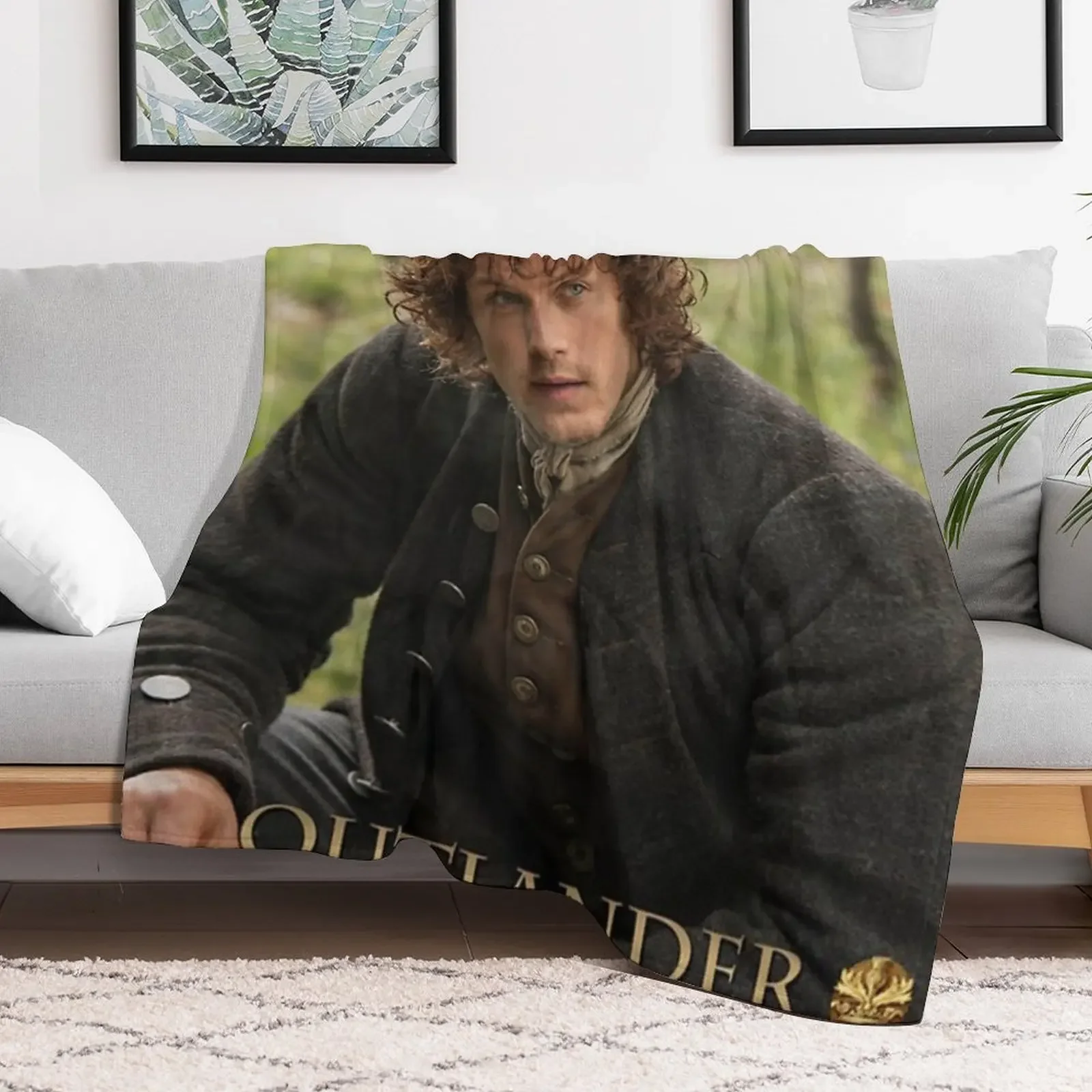 Outlander Jamie Fraser new - Throw Blanket Foldable Soft Warm Blanket for Outdoor Use