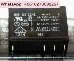 

10pcs New OMI-SS-224L 24VDC 5A 8-pin Relay