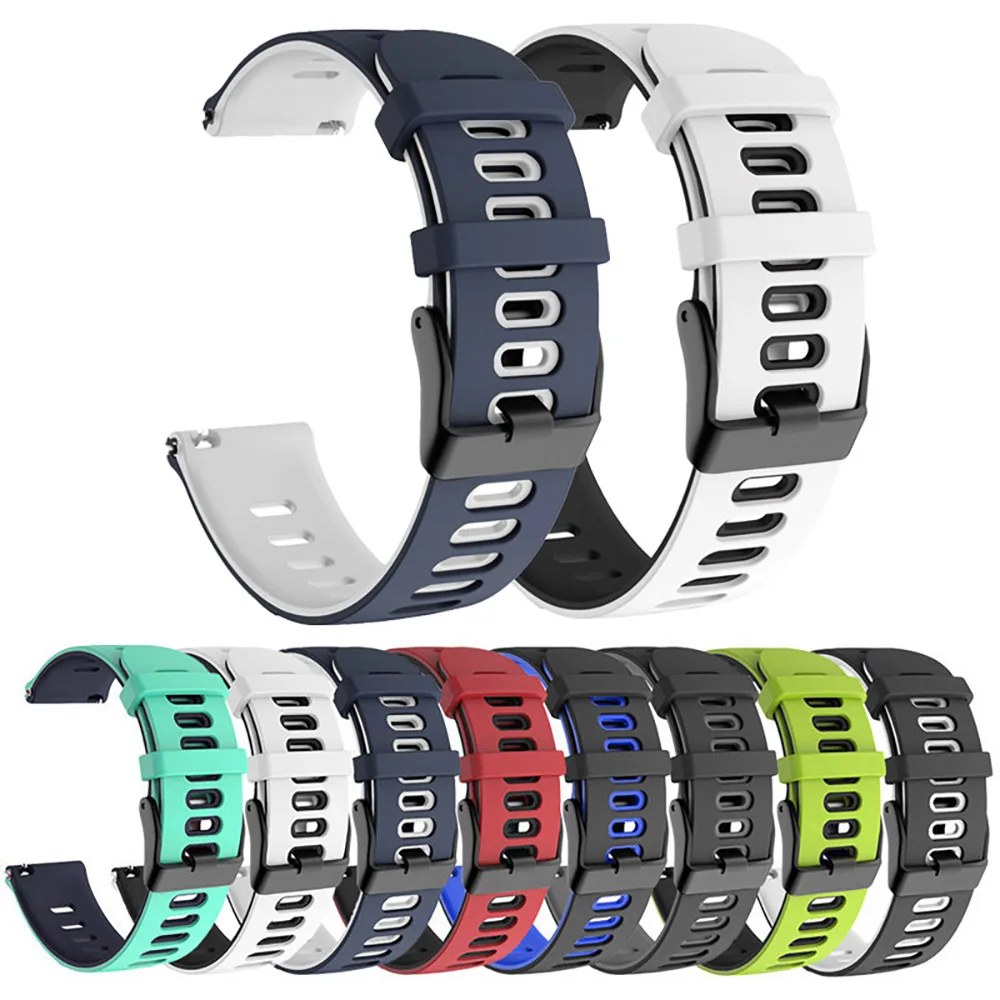 Bracelet de montre 22mm pour Huami Amazfit Bip 6 5 Bip5 Unity, pour Amazfit Pace/Stratos 3 2 2S/équilibre/cheetah Pro