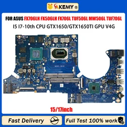 AKEMY FX506L Laptop Motherboard FX506 FX506LH DABKXDMB8E0 DABKXDMB8F0 Mainboard WIth I5-10300H I7-10750H GTX1650-V4G 15/17inch