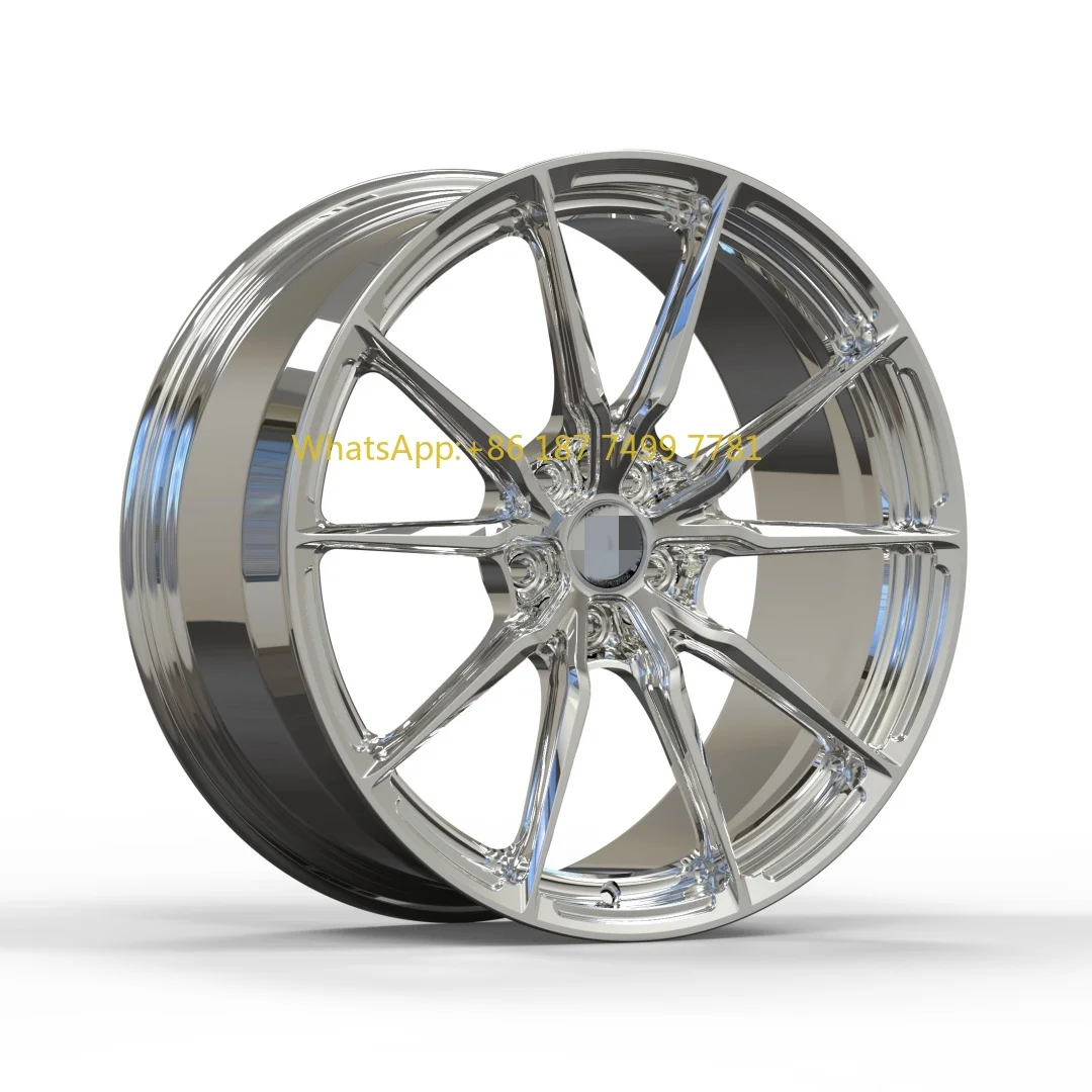 

OEM 5x100/112/114.3/120 Custom Forged Wheel Rim 18-22 Inch High Gloss Gray Precision Polished Various Models New Condition