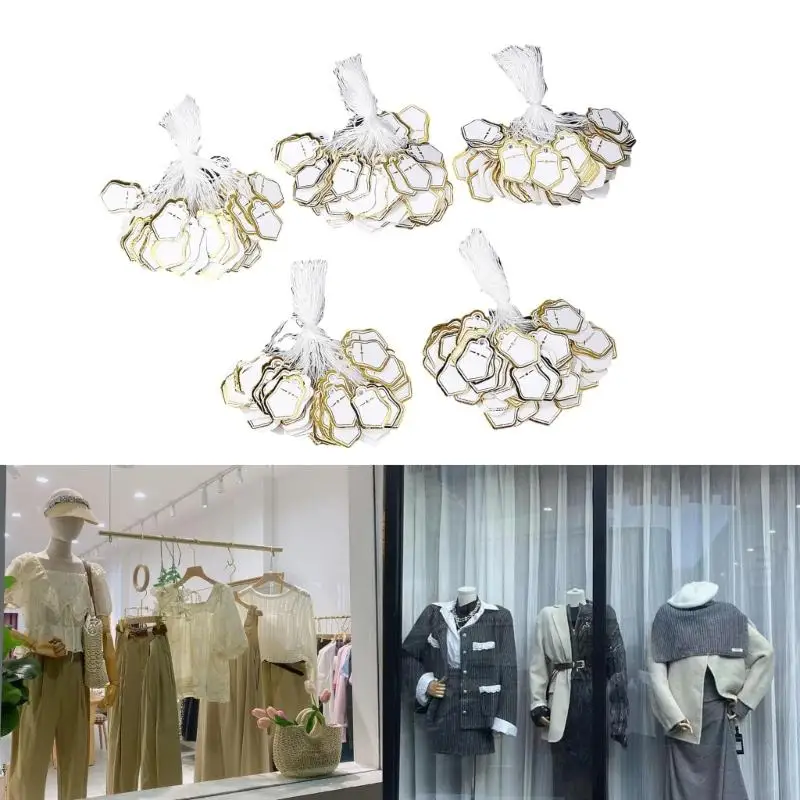 

652F 500 золотых/серебряных звезд из фольги, цена на билеты, предварительно пробитые отверстия для демонстрации ювелирных для