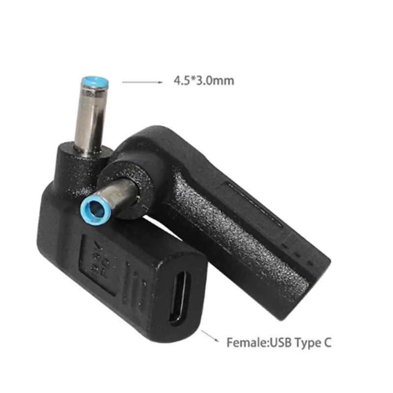 PD Spoof Adapter Plug Converter USB Type C Vrouwelijk naar 7.4 X 5.0 mm 4.5 X 3.0 mm 5.5 X 2.5 mm Mannelijk Laptop DC Uitgang Jack Connector