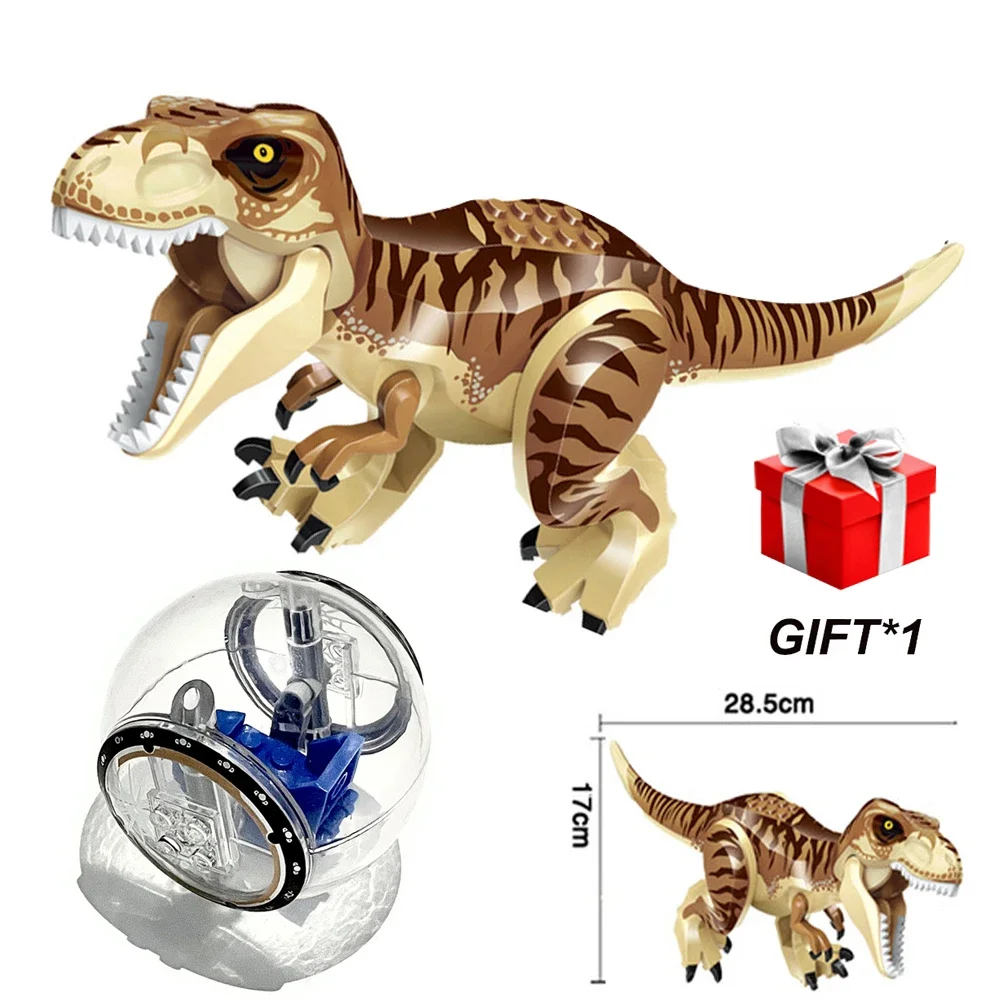 28 Arten Jurassic Dinosaurier Welt Bauklötze Tyrannosaurus Indominus I-Rex Mit Flucht-Gyrosphäre Bausteine Spielzeug