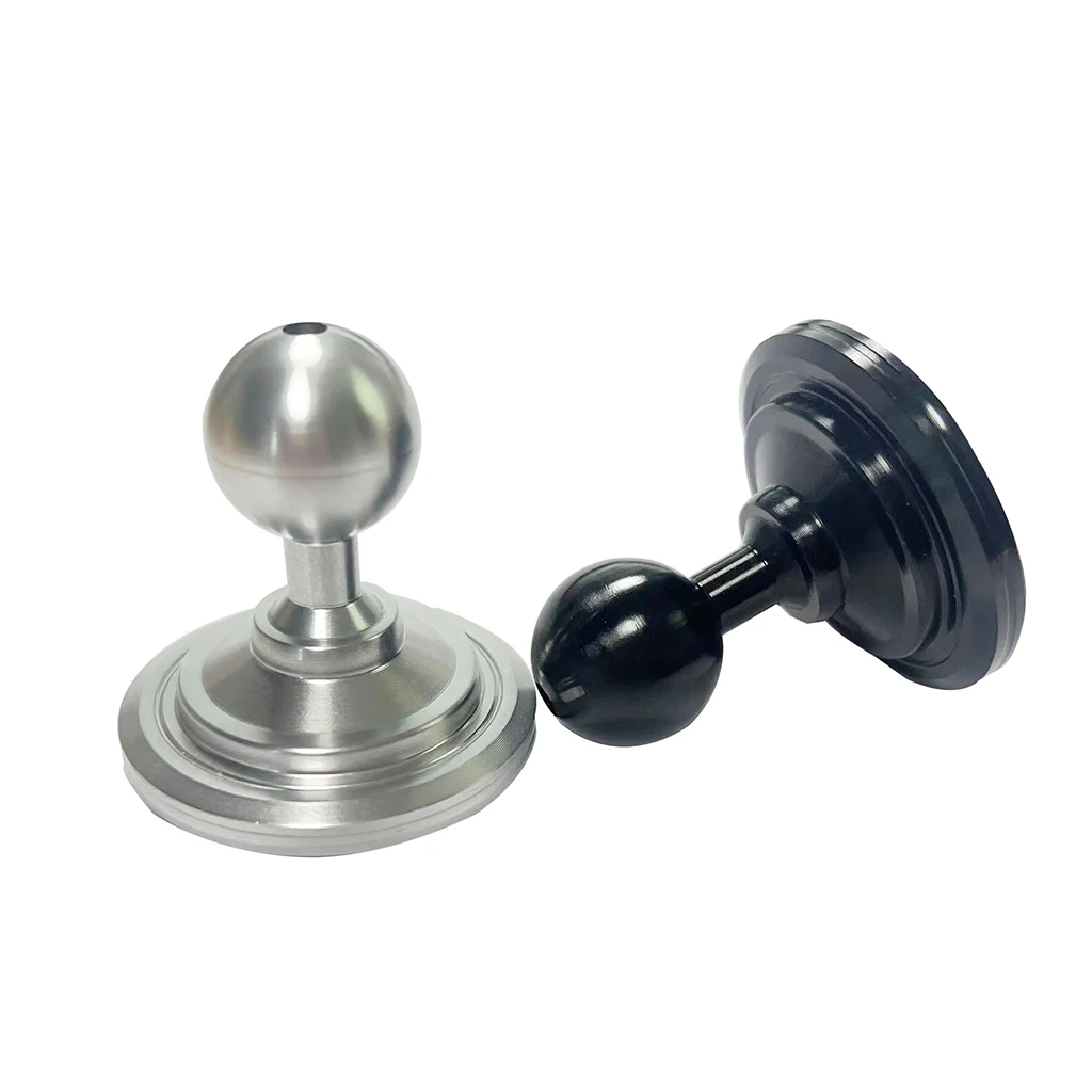 Aluminum Alloy Round Mounting Base with 17mm Ball Head for Magnetic Car Mount Mobile Phone Holder GPS Support Stand Accessories