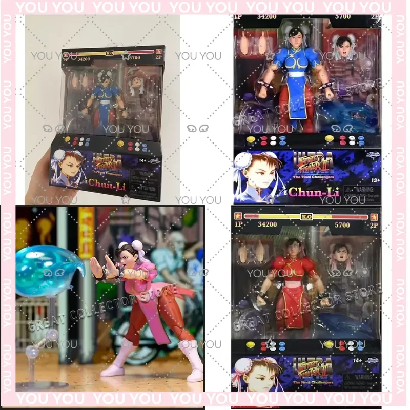 

Street Fighter Anime Figures Set for JADA TOYS Cammy Red Ken Guile Dee Jay Blanka Sagat Chun Li Grey Ryu M Bison Dhalsim In