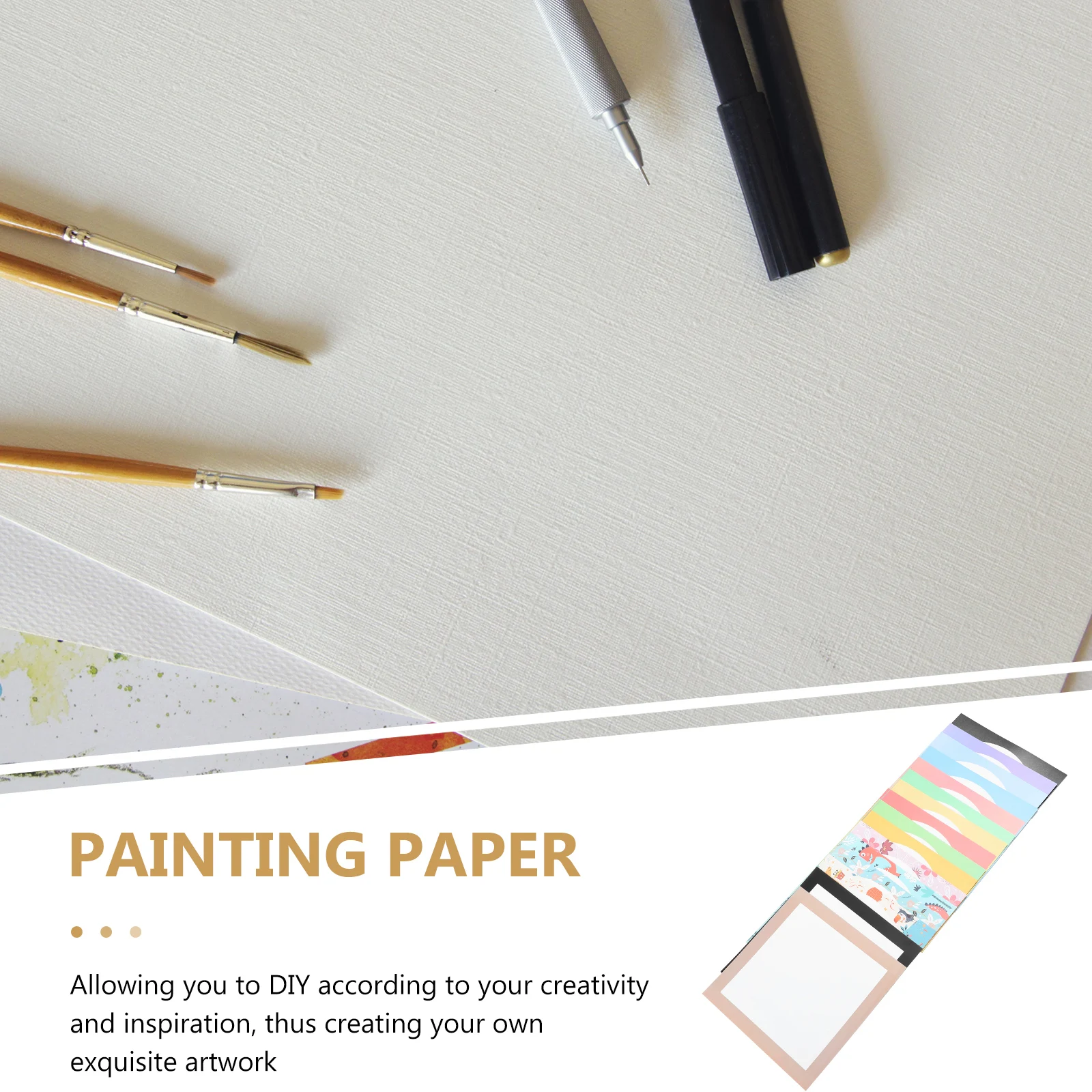 

32 Sheets Colored Frame Paper 33cm Thick Cardstock Drawing Painting DIY Crafts Blank Square Art Material Kids School Supplies