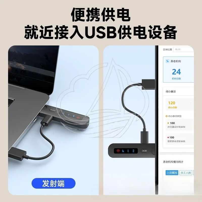 Wireless HDMI Dongle, Ultra HD Video Transmitter, Screen Mirroring Adapter for Video Conference