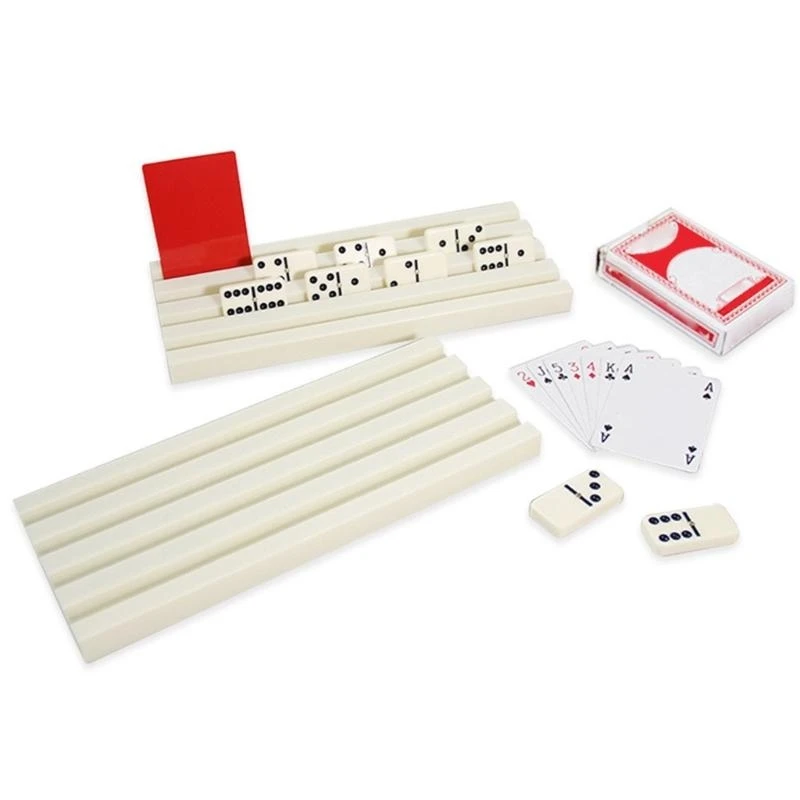 R53E Desktop Dominoes Holder Storage Rack Dominoes Bases Game Accessory Enduring