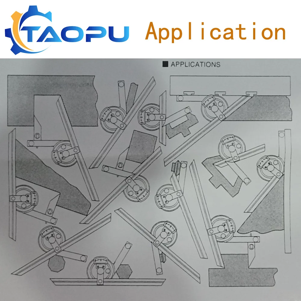 TAOPU 360 درجة منقلة عالمية 0.02 الدقة مقياس الزوايا زاوية قياس مكتشف حاكم أداة أداة قياس النجارة
