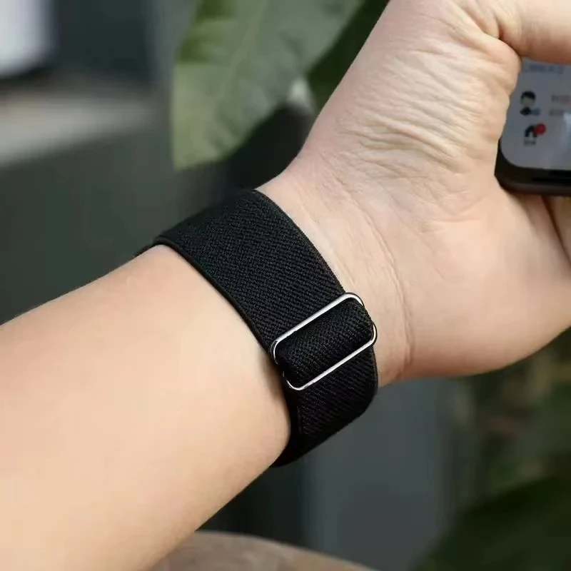 Verstellbares, elastisches Nylonarmband für die Google Fitbit Air Smartwatch, atmungsaktives Sportarmband, Armband, Fitbit Air-Band. – Detail 7