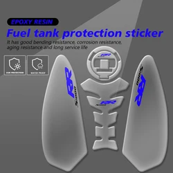 3D Carbon fiber texture Motorcycle Tank Pad Sticker Fit FOR BMW S1000RR S1000 RR S1000R 2023 2021 2020 2022 Transparent Decals