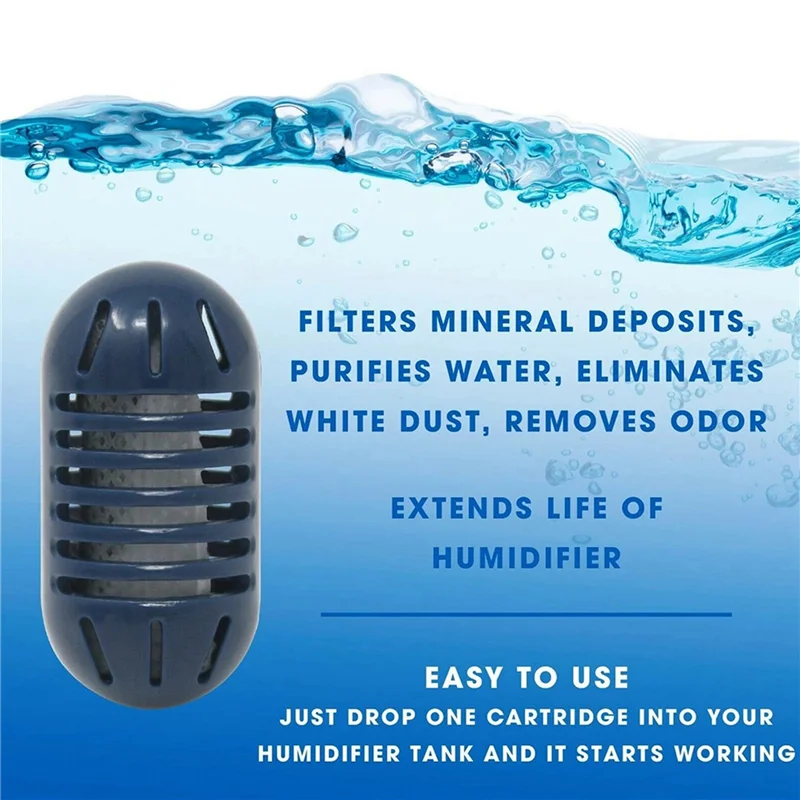 ABBK-2X Cartuccia di demineralizzazione umidificatore per Homedics UHE - CM65 WM70 HDC4 CM45B CM25 OW14 WM85 Vicks LEVOIT Honeywell