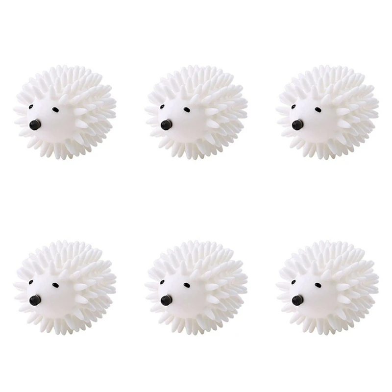 

6X Durable Laundry Ball Hedgehog Dryer Ball Reusable Dryer For Dryer Machine Anti- Static Ball Delicate High Quality