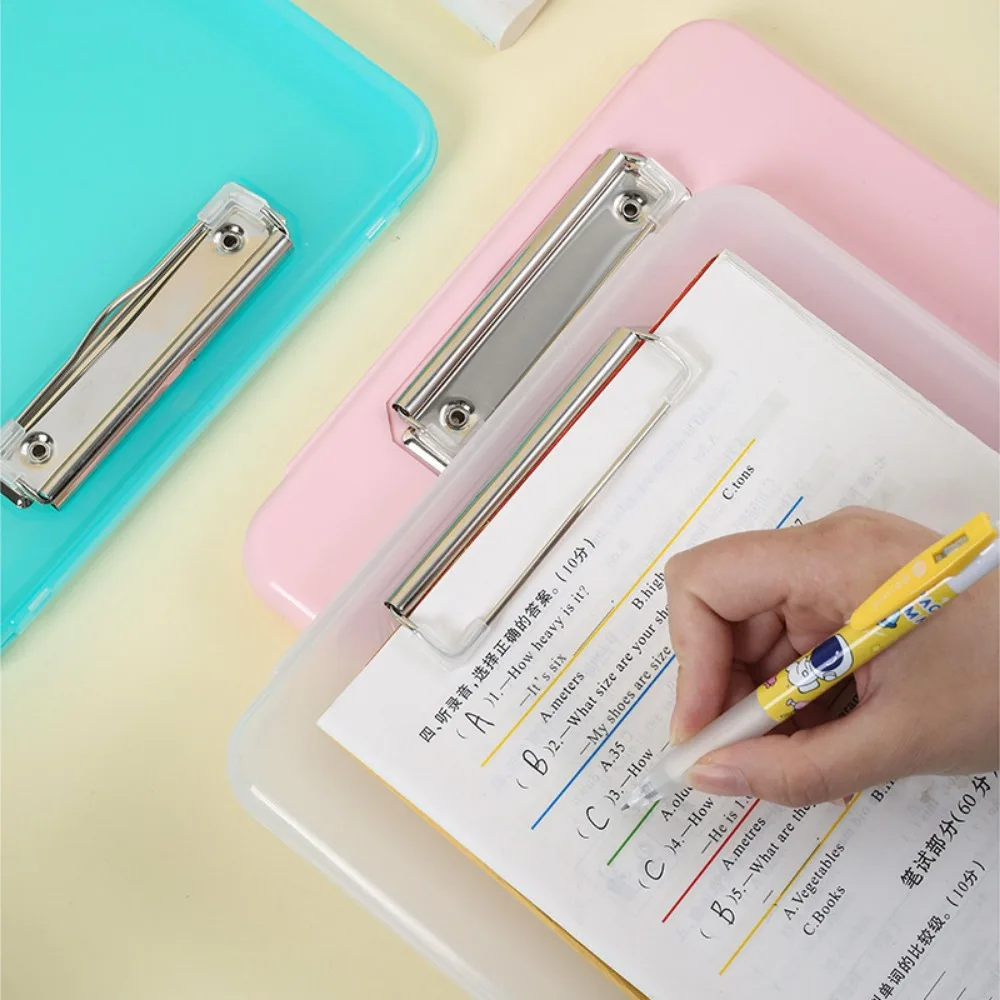 Mr. Paper Multifunctional Writing Board File Folder Document Storage Box A4 Folders Book Pad Clamp Stationery 4 Style