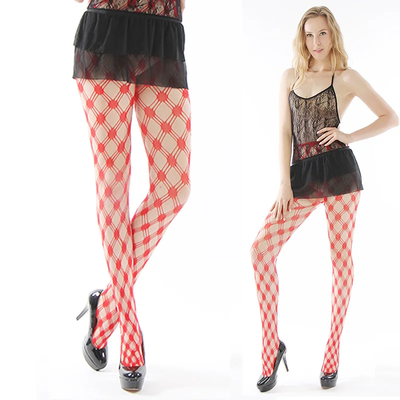 New Women Fishnet Stockings Sexy Lingerie Ladies Erotic Lingerie Body Stockings Colorful Pantyhose Plus Size Women Tights