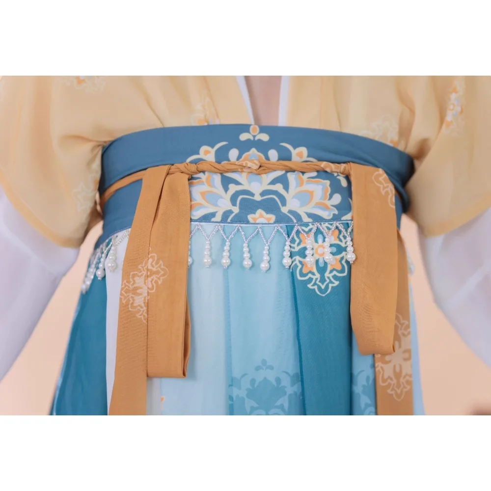 فستان نسائي على الطراز الصيني من Hanfu ملابس صينية تقليدية ملابس عتيقة على الطراز العرقي أزياء تنكرية ملابس رقص للحفلات