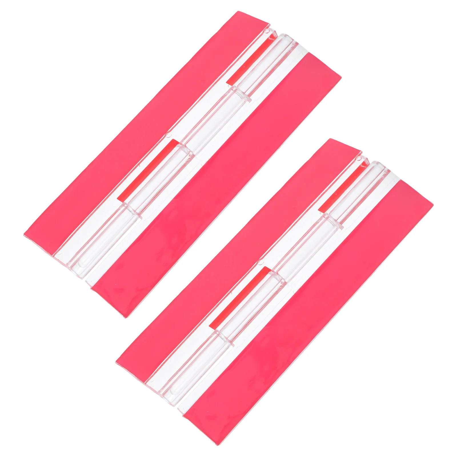

2pcs Self Adhesive Hinges Transparent Acrylic Continuous Hinge for Cabinet Doors Small Box Replacement Plastic Strong Mounting