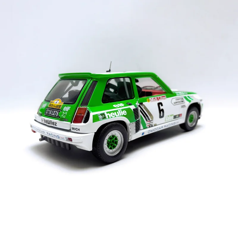 SOLIDO Diecast escala 1:18 R5 TURBO 1985 modelo de coche de simulación de aleación colección clásica para adultos decoración regalo pantalla estática
