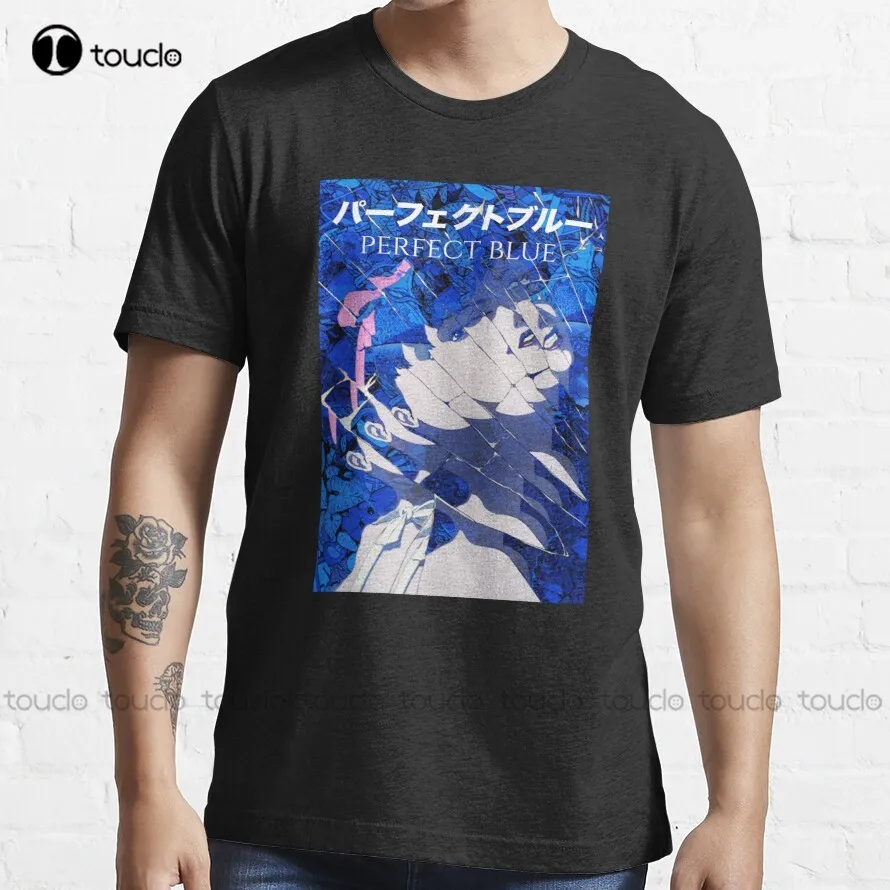 Perfect Blue Fan Art Perfect Blue Fan Art Anime Manga Japan Japanese Movie T-Shirt Mens Black Shirt Custom Aldult Teen Unisex