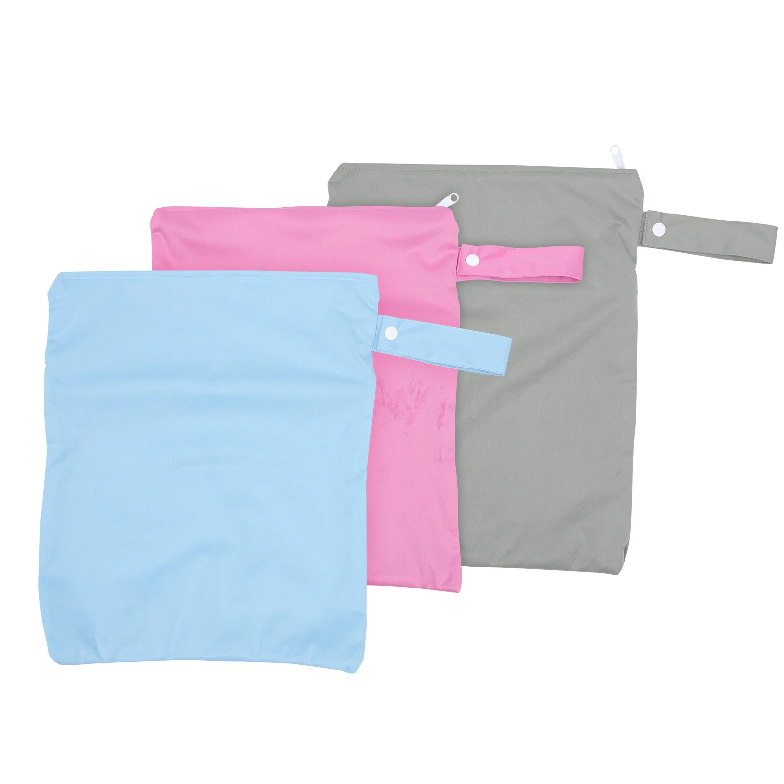 3 قطعة مقاوم للماء قابلة لإعادة الاستخدام حفاضات أكياس الرطب الجاف المحمولة السفر المنظم القماش حفاضات حقيبة مبللة كيس التخزين حفاضات القماش حقيبة