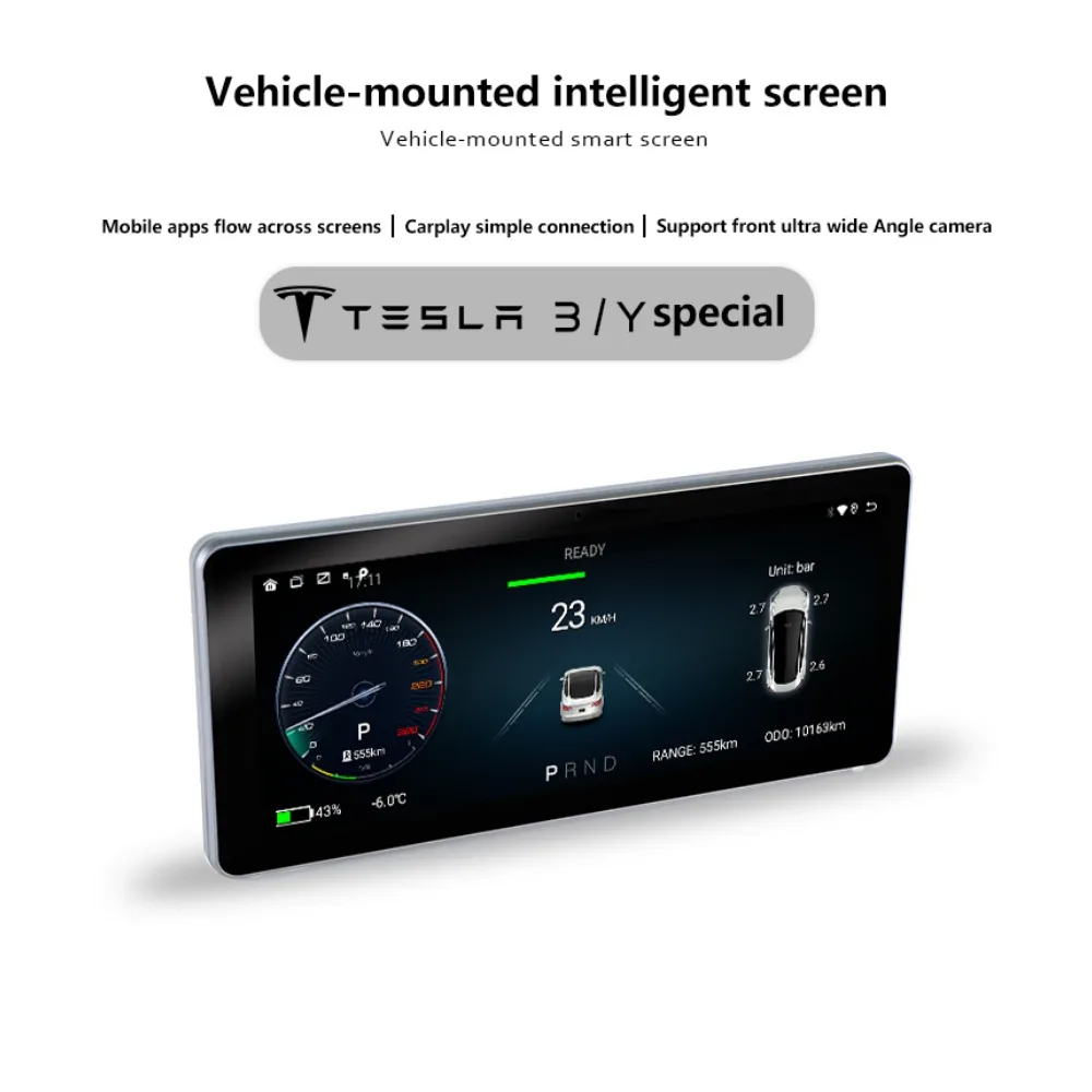 

T009 Wireless Car Multimedia Player for Tesla Media Player Car Stereo with Screen Stereo Receivers in Dash Media Player