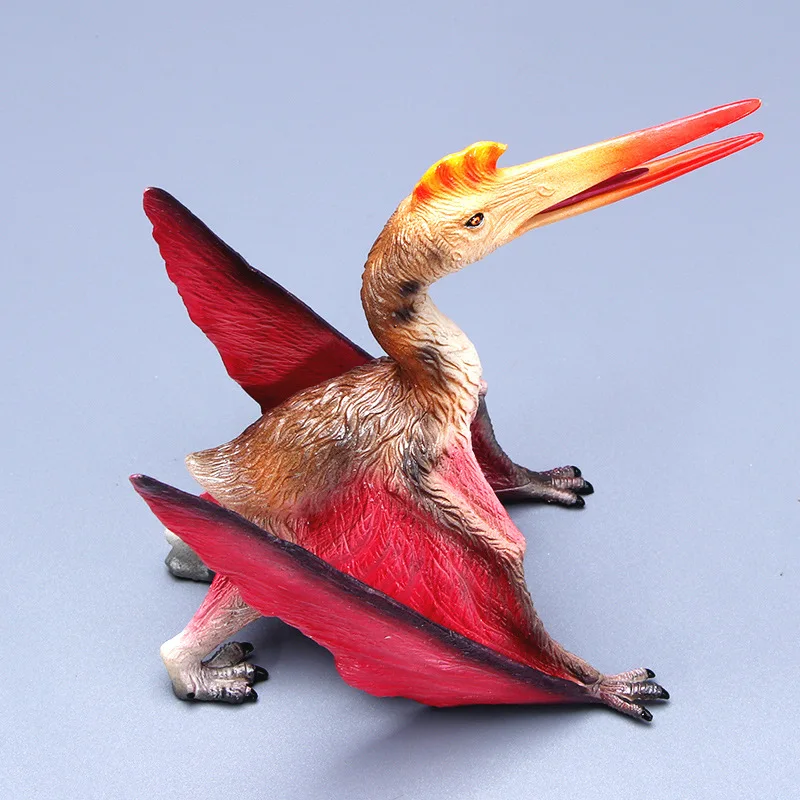 Feather draped snake pterosaur simulation toy model children's animal ornaments