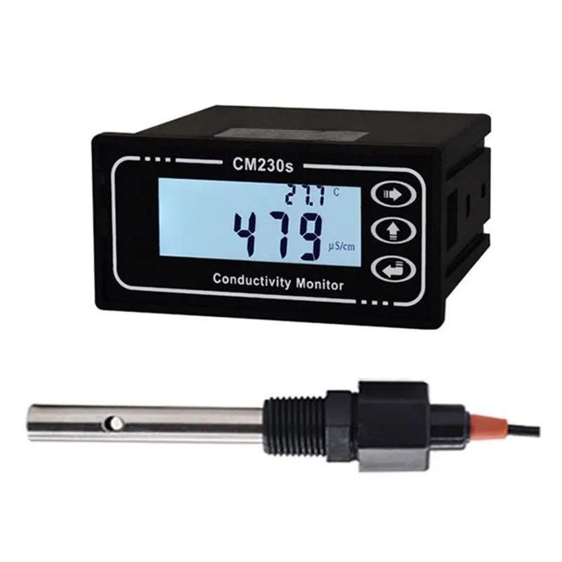 CM-230S Online Conductivity Meter TDS Meter EC Sensor Conductivity Adapts To A Variety OF Electrode Pure Water Monitors