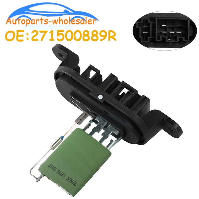 Resistencia del Motor del Ventilador de Calefacción para Automóvil, 271500889R A51004200, para Dacia Lodgy, Renault Trafic MK3, Kangoo