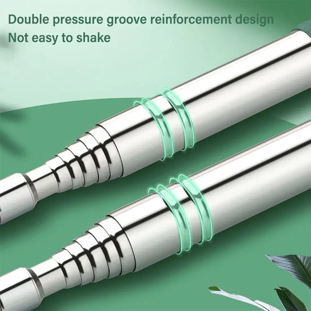 Tongkat Pengajaran Dapat Ditarik dari Baja Tahan Karat Alat Pengajaran Pena Penunjuk Papan Tulis yang Dapat Diperpanjang untuk Presentasi PPT