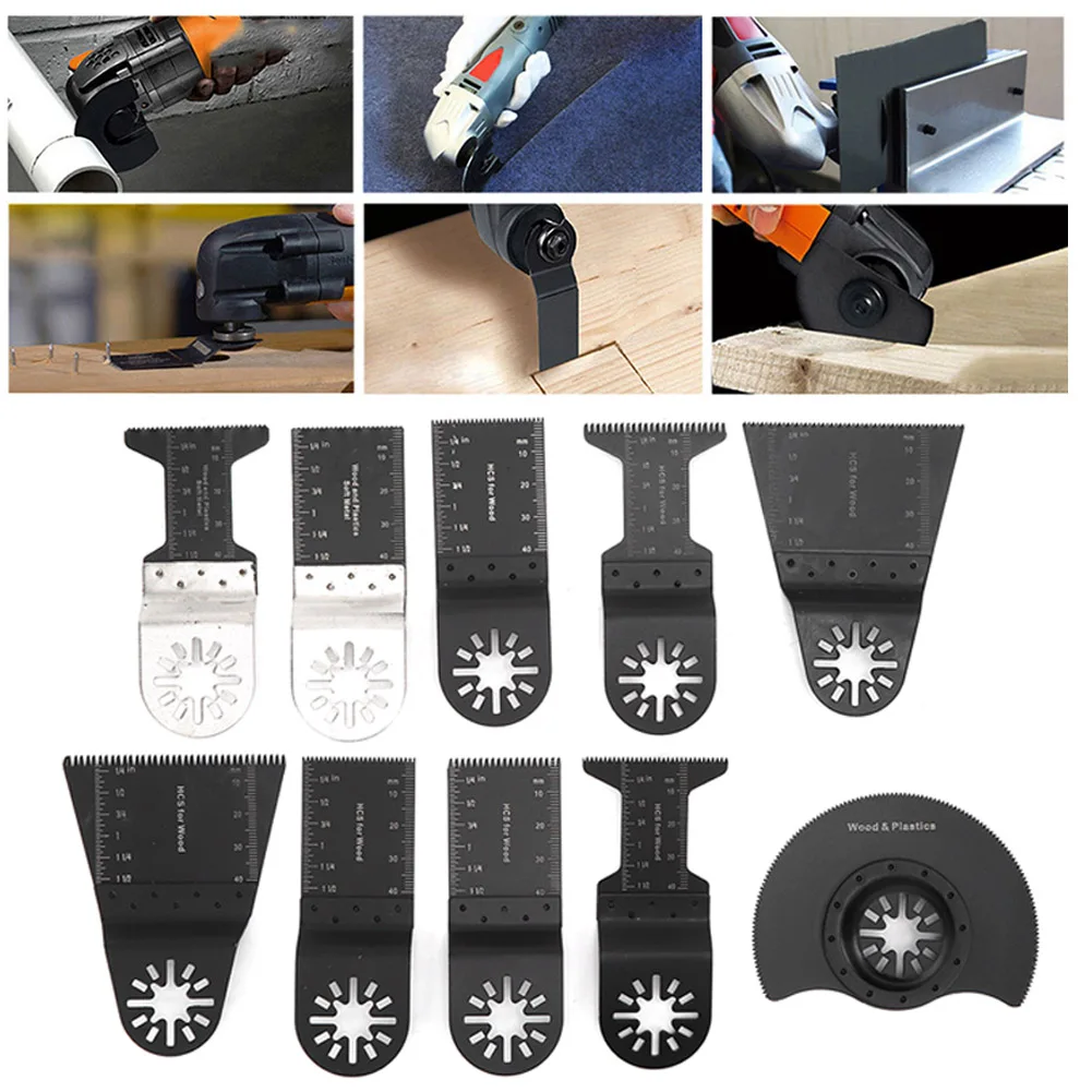 

Аксессуары для пил, осциллирующие пилы, многофункциональный режущий инструмент для дерева, пластика, мягкого металла, набор для резки дерева