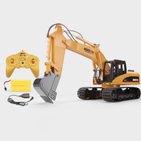 HUINA 1/14 550 RTR 2.4G RC Radio Control Excavator Truck Car Battery Sound Light Outdoor Toys For Boys Gift TH18047-SMT6