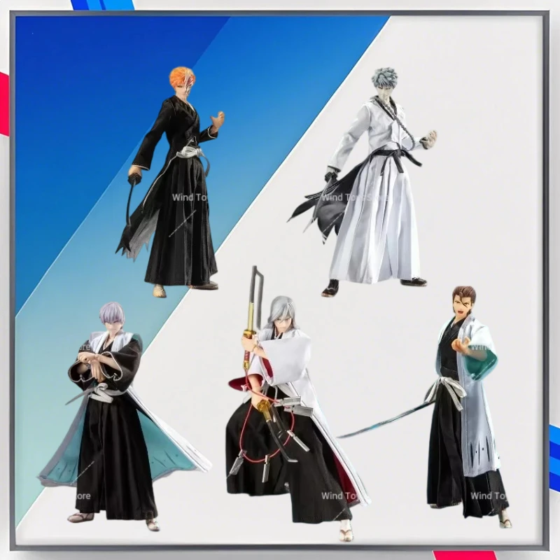 

Stick Dasin/grain Toys/GT Bleach Curraki Ichigo Aize Uktake Uktake Jushiro Ichmaru in 18 Cm/7 Inches 1/10 SHF Figure Down
