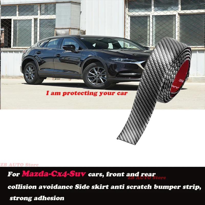 

Strong adhesive bumper strip, front and rear lip side skirts, collision and scratch resistant suitable For Mazda Cx4 Suv