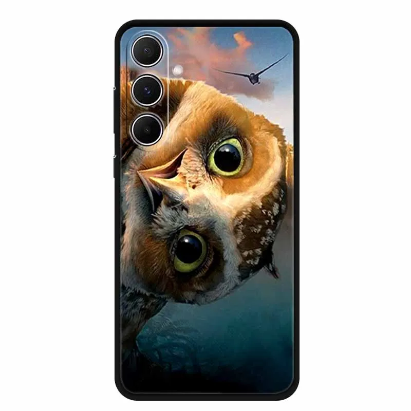 For Samsung Galaxy A54 A34 A24 Animals Soft Silicone TPU Cover Phone Cases For Samsung A34 5G A24 4G Wolf Protector Cool funda