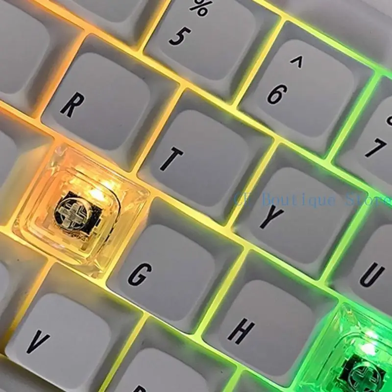 1PCS XDA ปุ่มกด 1.5 มม.สำหรับคีย์บอร์ดแบบกลไกปรับปรุงการพิมพ์ของคุณปุ่มกดโปร่งใส
