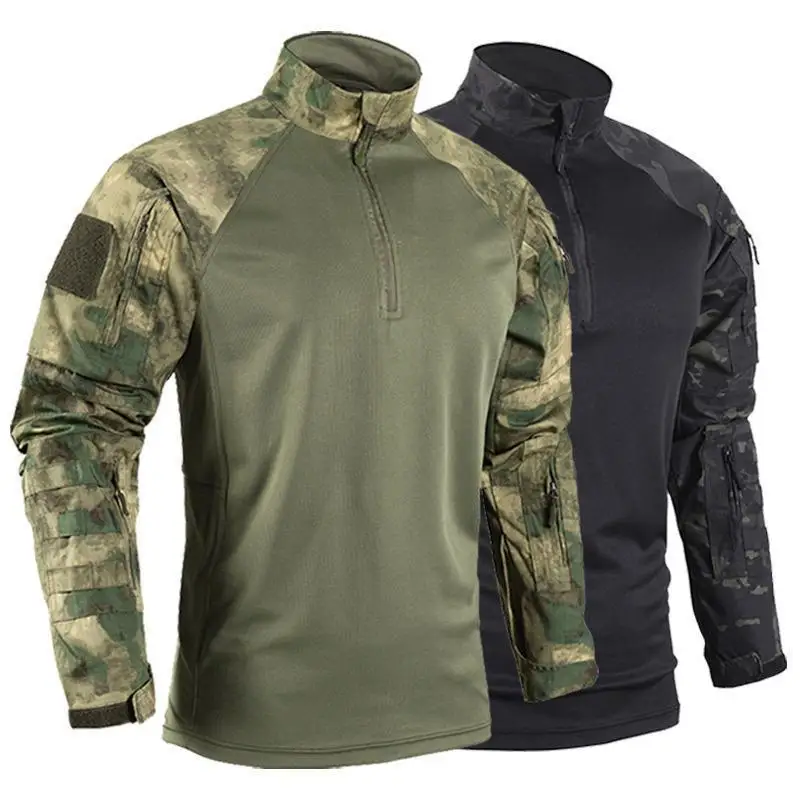 Spring Autumn Outdoor Men's Training Tactical Camouflage Adventure Skiing Jacket Travel mountaineering hunting Clothing Workwear