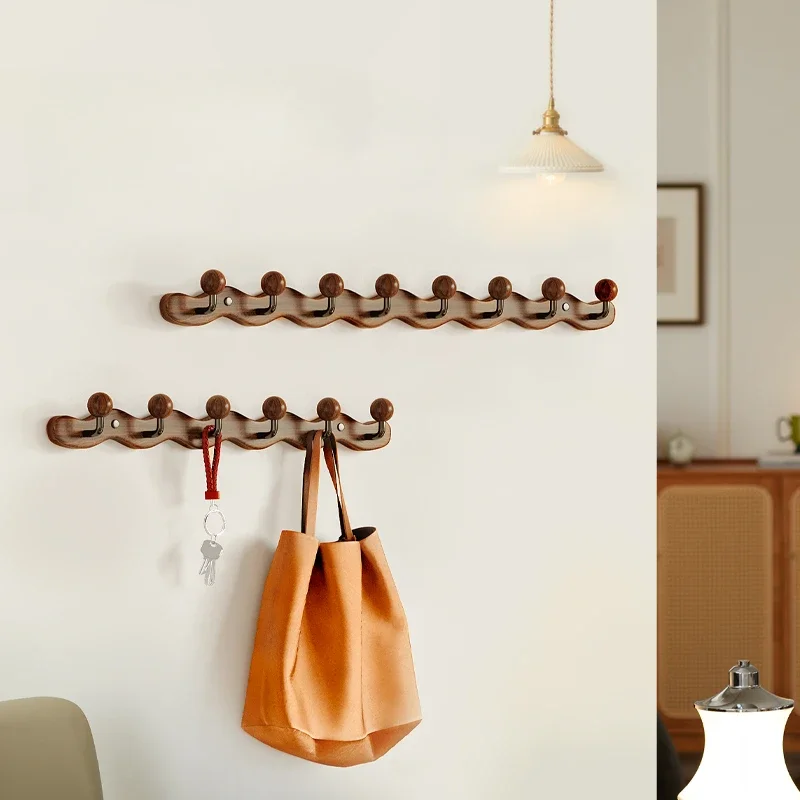 Wooden Hook Coat Racks Nordic Corner Multifunctional Small Clothes Rack Storage Hallway Shelf Organizer Hanger Entrance Hall