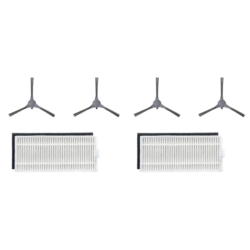 6PCS Filtro di ricambio e spazzola laterale Accessori per Coredy 3500 R3500 R3500S R750 Robot aspirapolvere Altamente efficiente