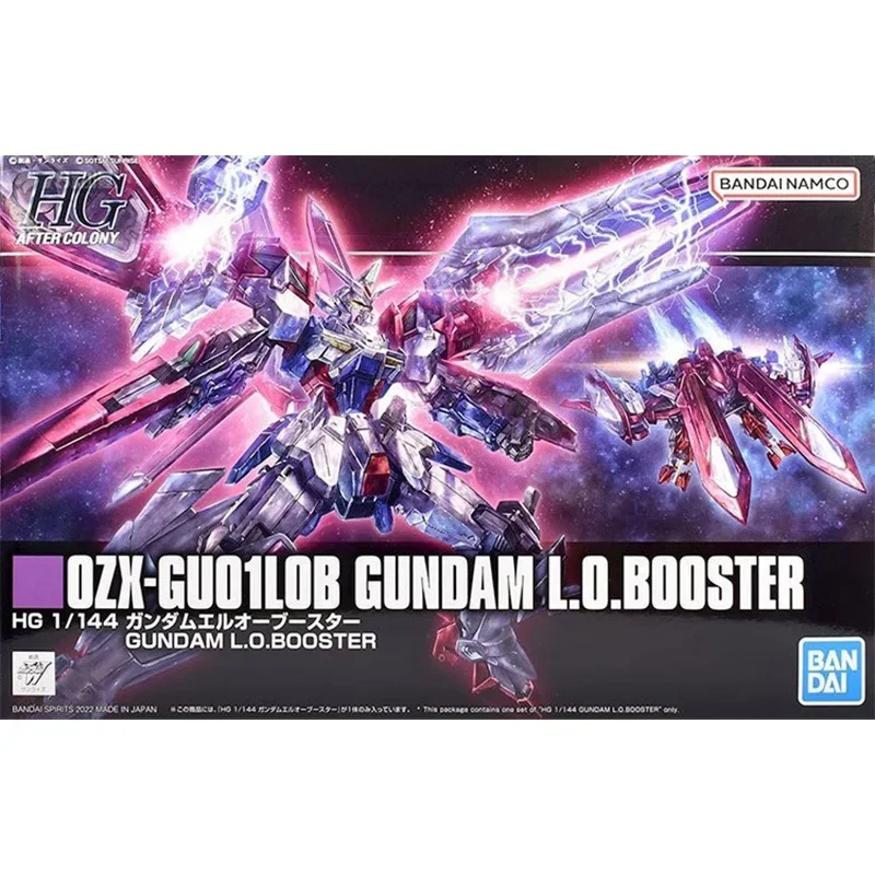 Latest Original Genuine HG PB 1/144 OZX-GU01ALOB Booster Bandai Anime Model  Action Figure Gifts Collectible Ornaments Boys Kids