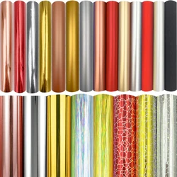 12in x 39in Gold Silver Rose Red Series Adhesive Backed Vinyl 30 Assorted Colors DIY Glass Wall Ceramic Decal Decor For cut