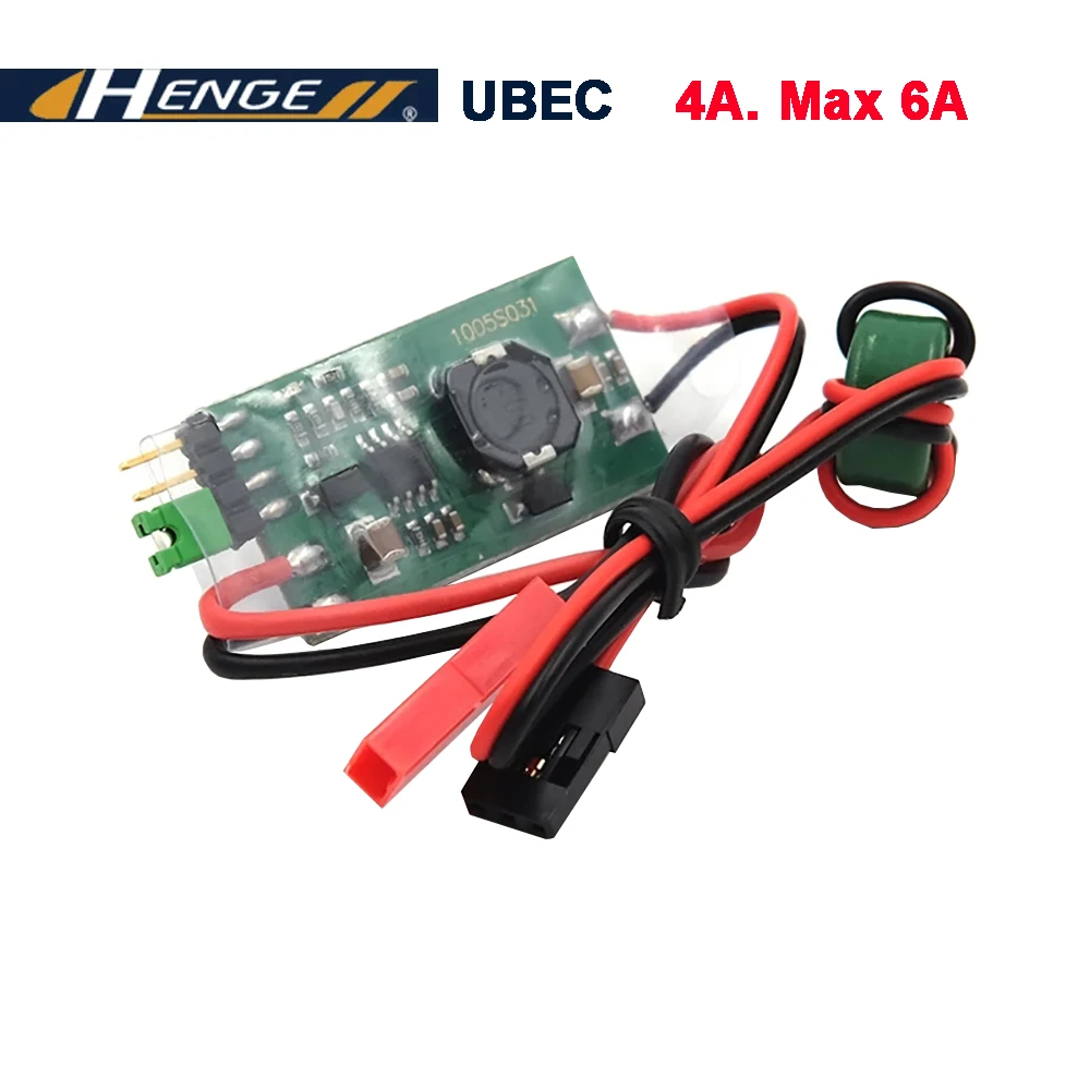 Henge 4A UBEC 7V-25.5V 2-6S wyjście Lipo 5V 6V 7.4V 4A ciągły Max 6A tryb przełączania BEC dla zdalnie sterowany Quadcopter samoloty części